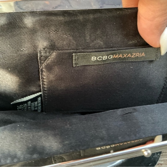 BCBGMaxAzria Black Clutch Sleek Design - Picture 7 of 10
